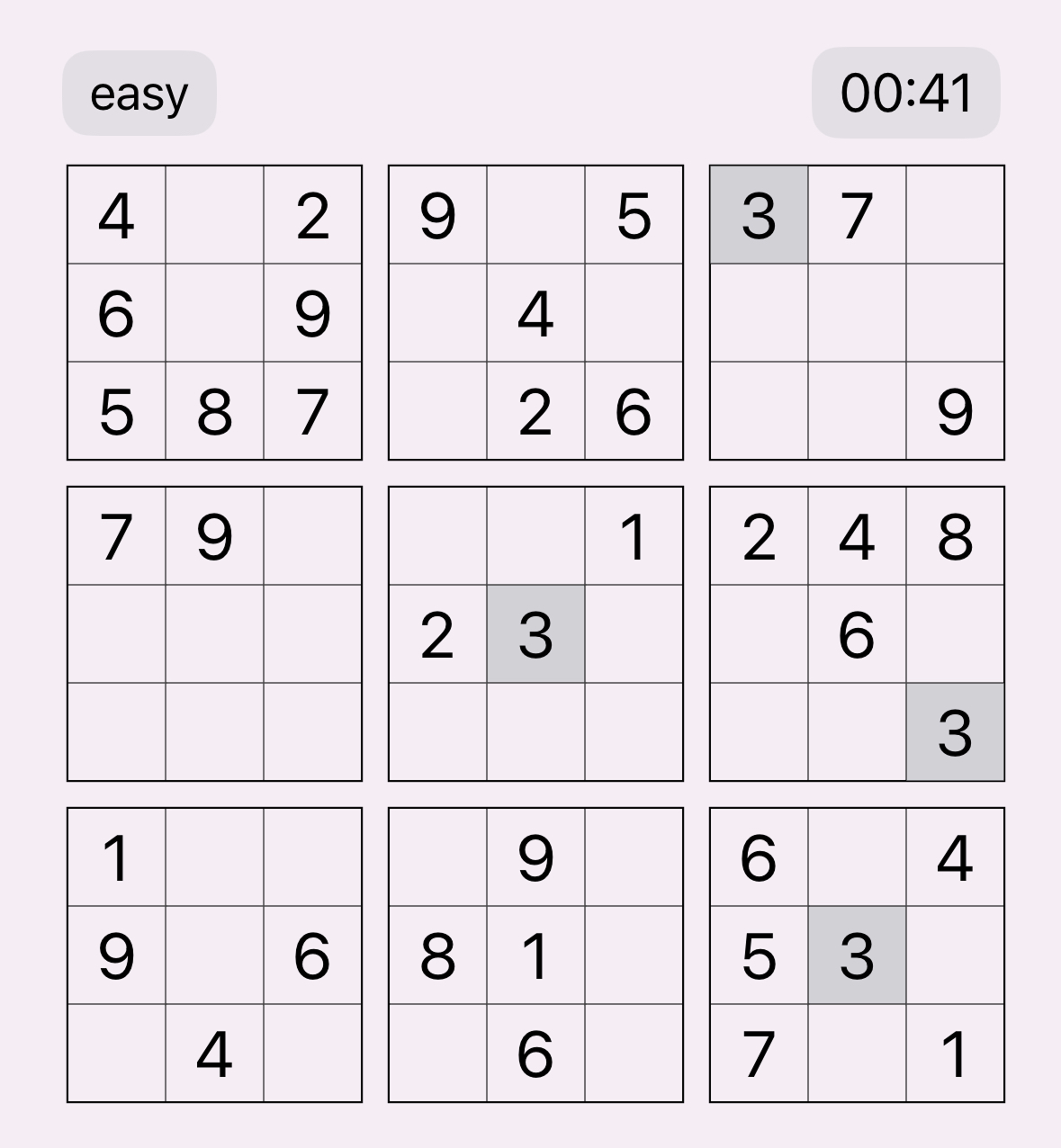 Sudoku rules